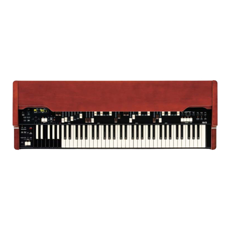 Hammond XK-5 User manual Hammond XK-5 User manual