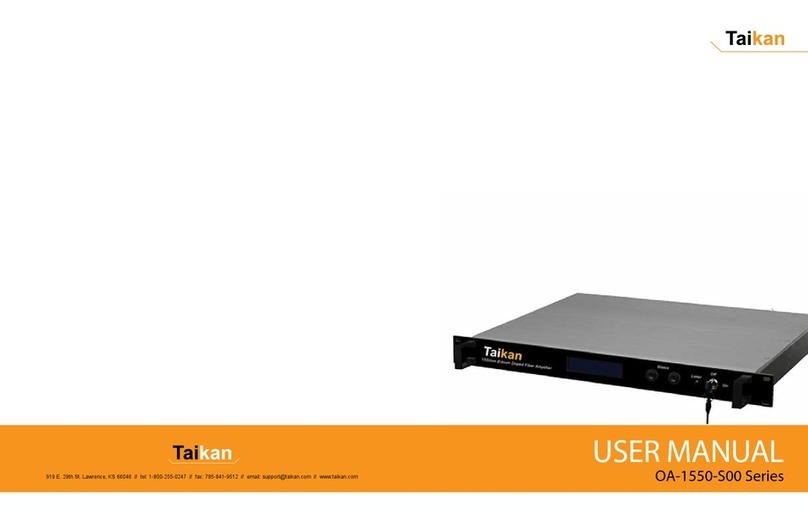 Taikan OA-1550-S00 series user manual