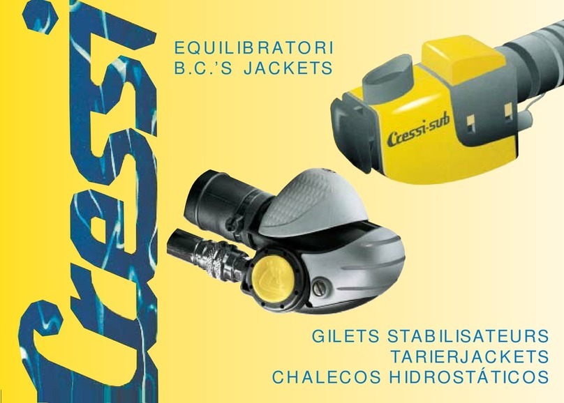 Cressi SUB series User manual Cressi SUB series User manual