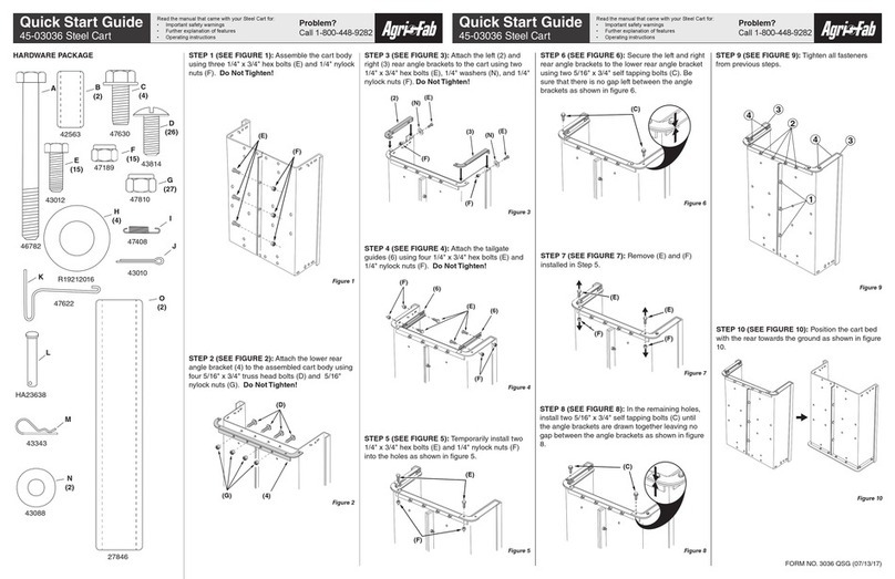 Agri-Fab 45-03036 quick start guide