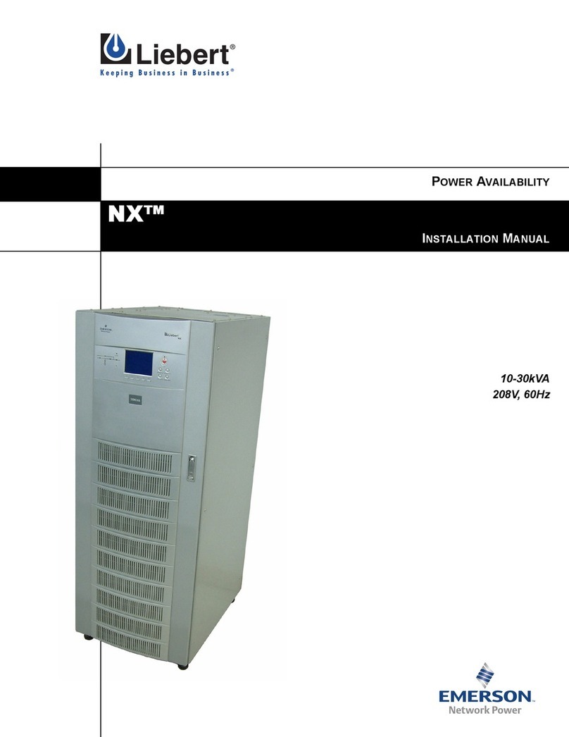 Liebert NX 10kVA User manual