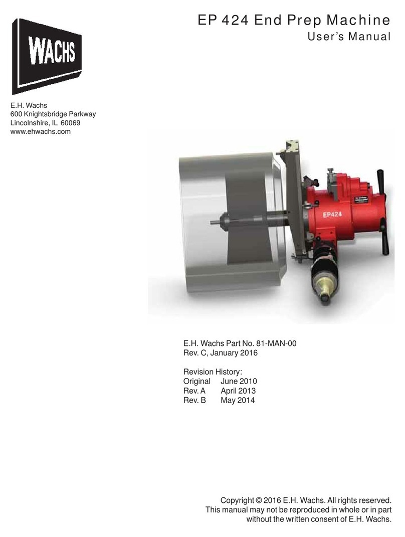 E.H. Wachs EP 424 user manual