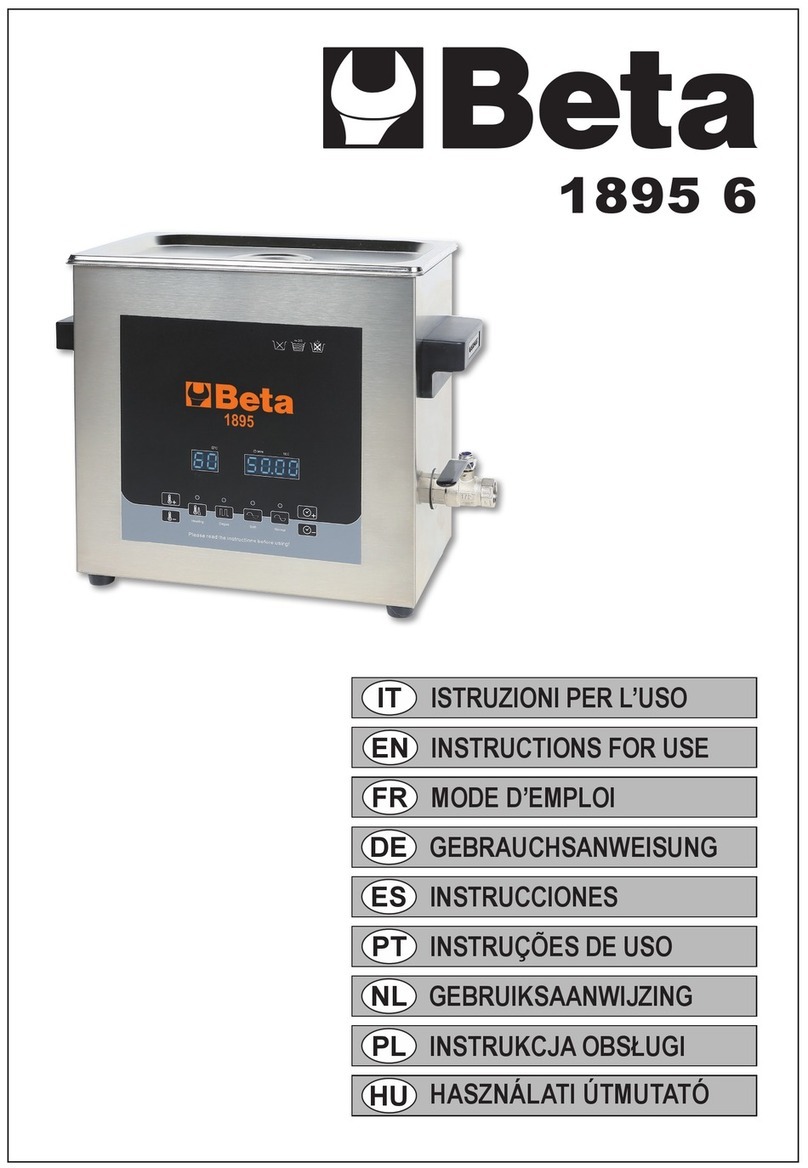 Beta 1895 6 Instructions for use