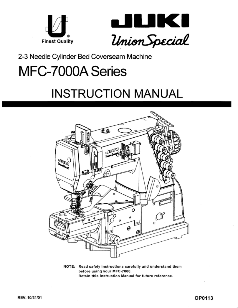 JUKI Union Special MFC-7406 User manual