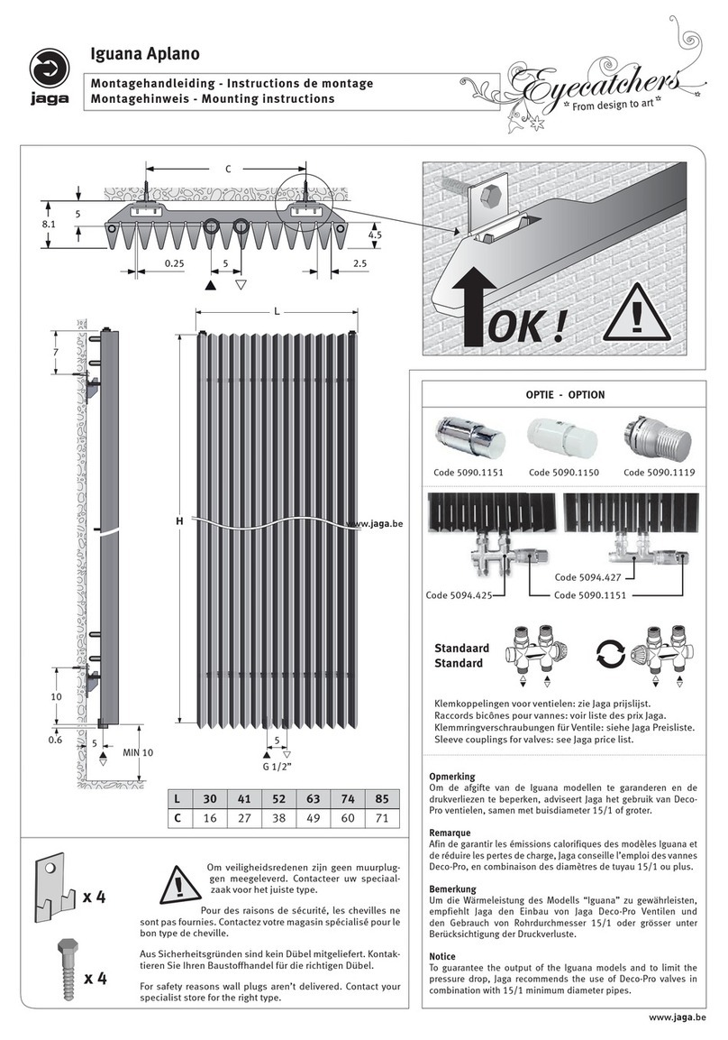 Jaga Eyecatchers Iguana Aplano User manual