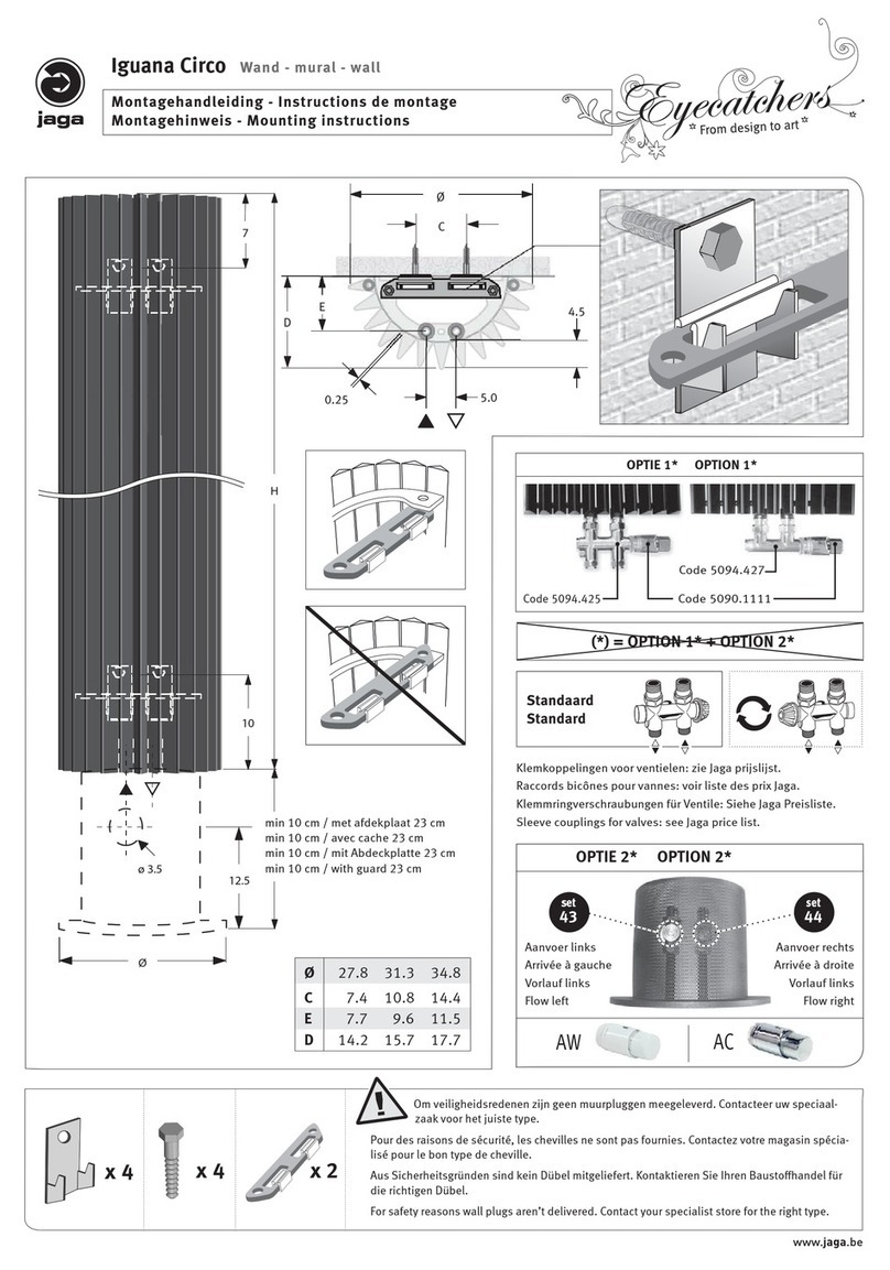 Jaga Eyecatchers Iguana Circo Mounting instructions