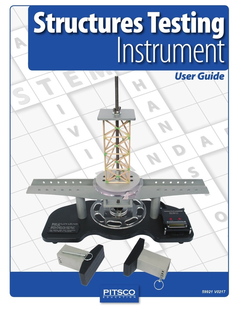 pitsco Structures Testing Instrument user guide