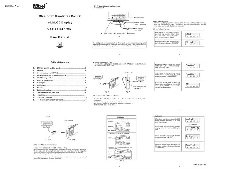 Abe CS8106 user manual