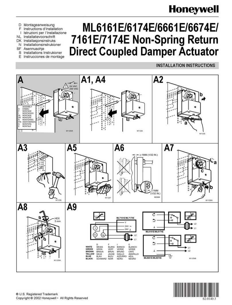 Honeywell ML6161E User manual