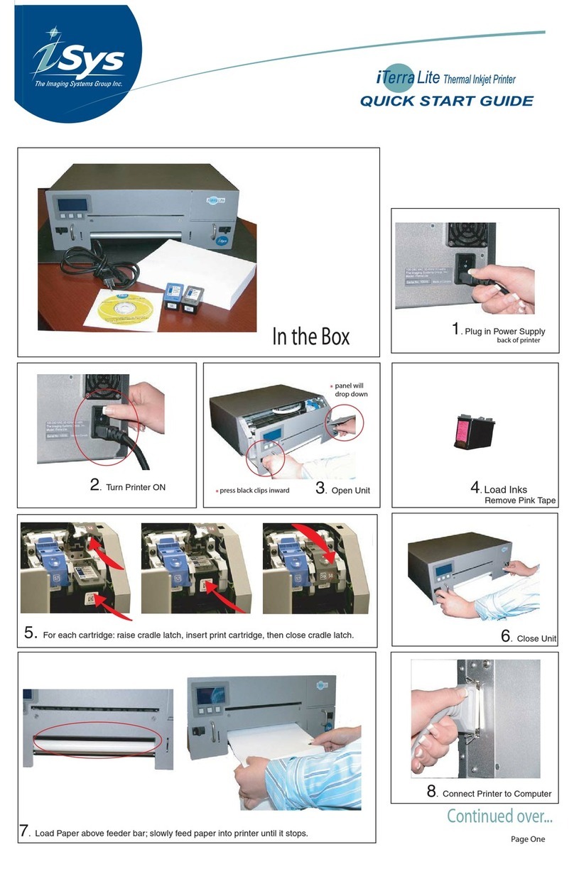 iSys iTerra Lite User manual