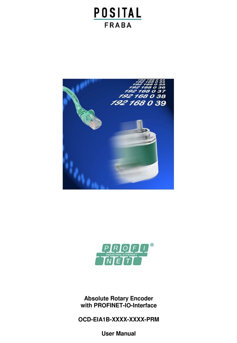 POSITAL OCD-EI-A1B-0013-C100-PRM User manual