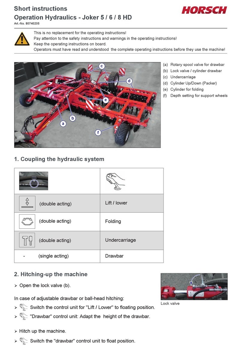 horsch Joker 6 HD Short instructions