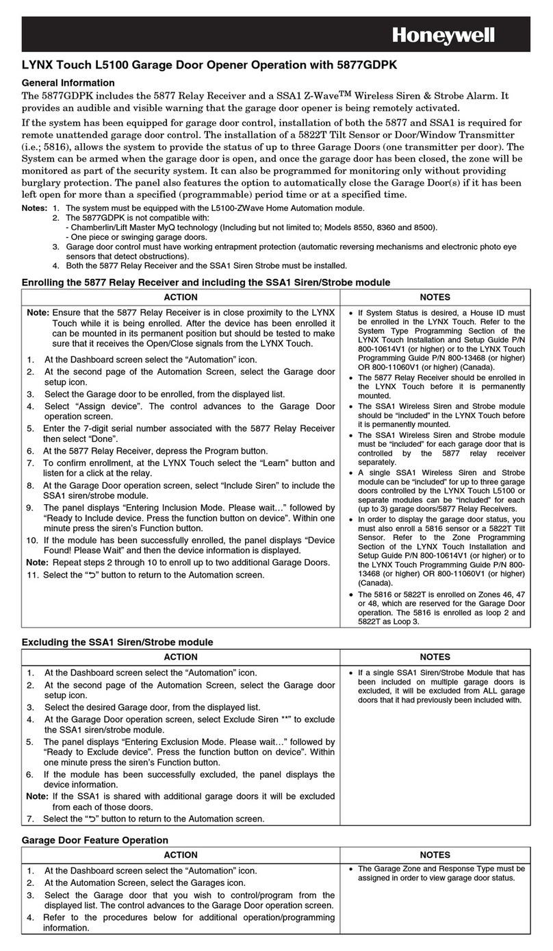 Honeywell L5100 Series manual