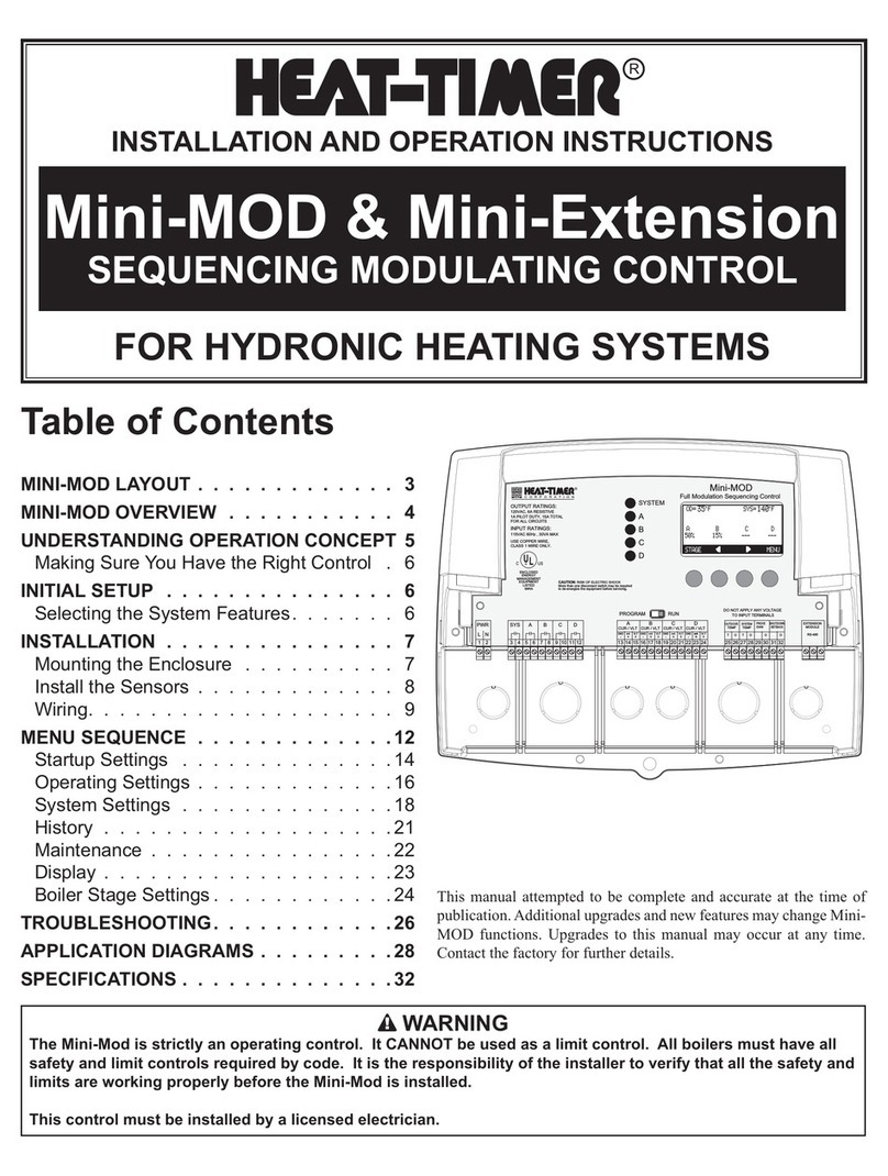 heat-timer Mini-Extension Installation and operations