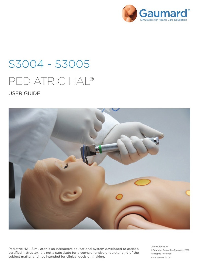 Gaumard PEDIATRIC HAL S3004 user guide