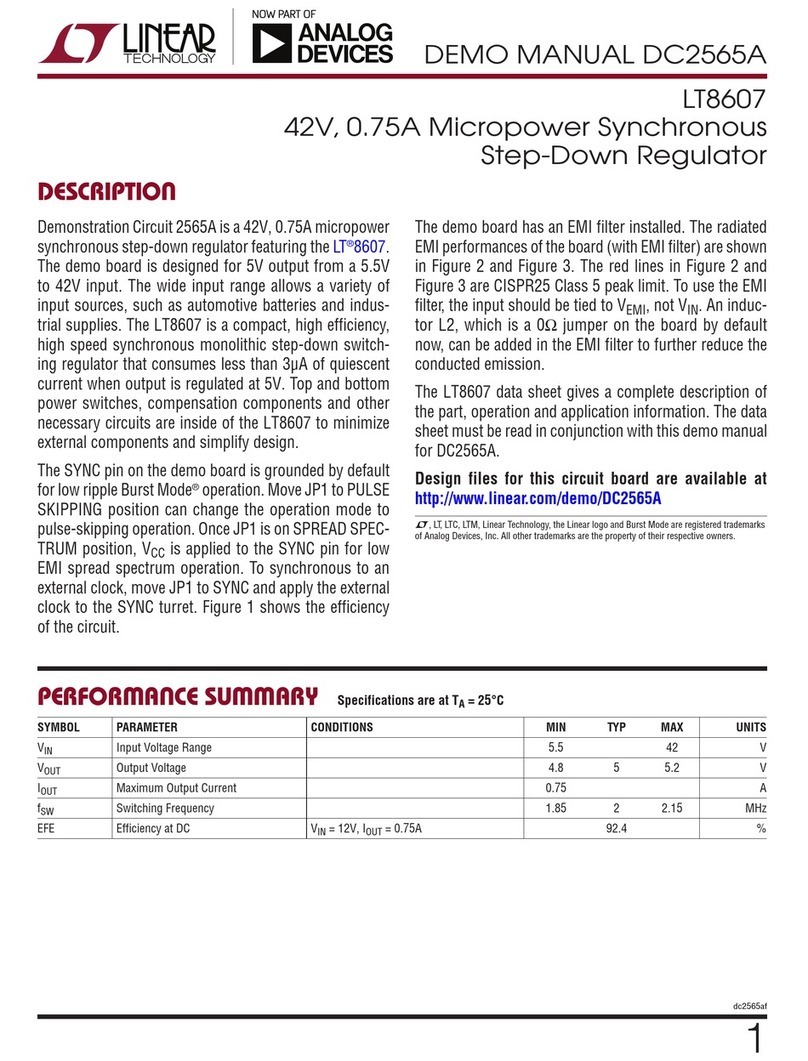 Linear Technology DC2565A Quick setup guide