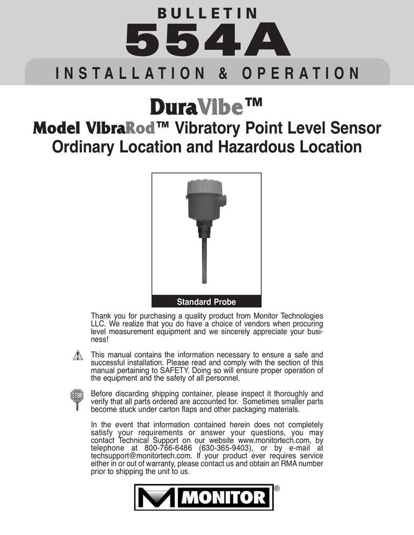 Monitor DuraVibe VibraRod Owner's manual