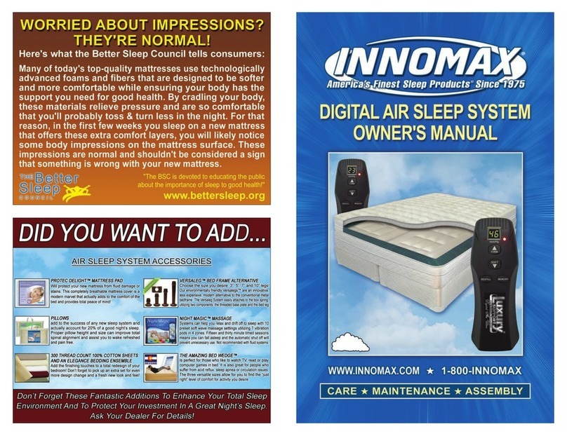 Innomax Luxury Support Series owner's manual