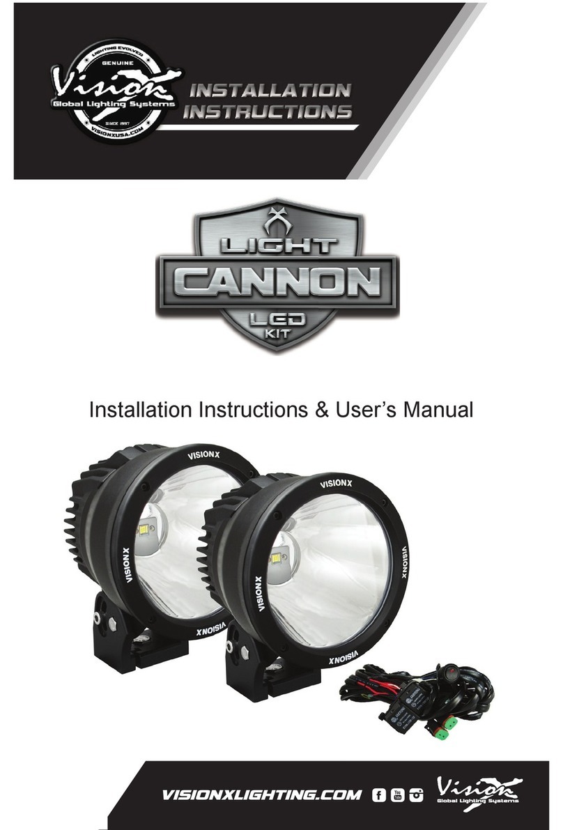 Vision X Cannon CTL-CPZ6 Series User manual