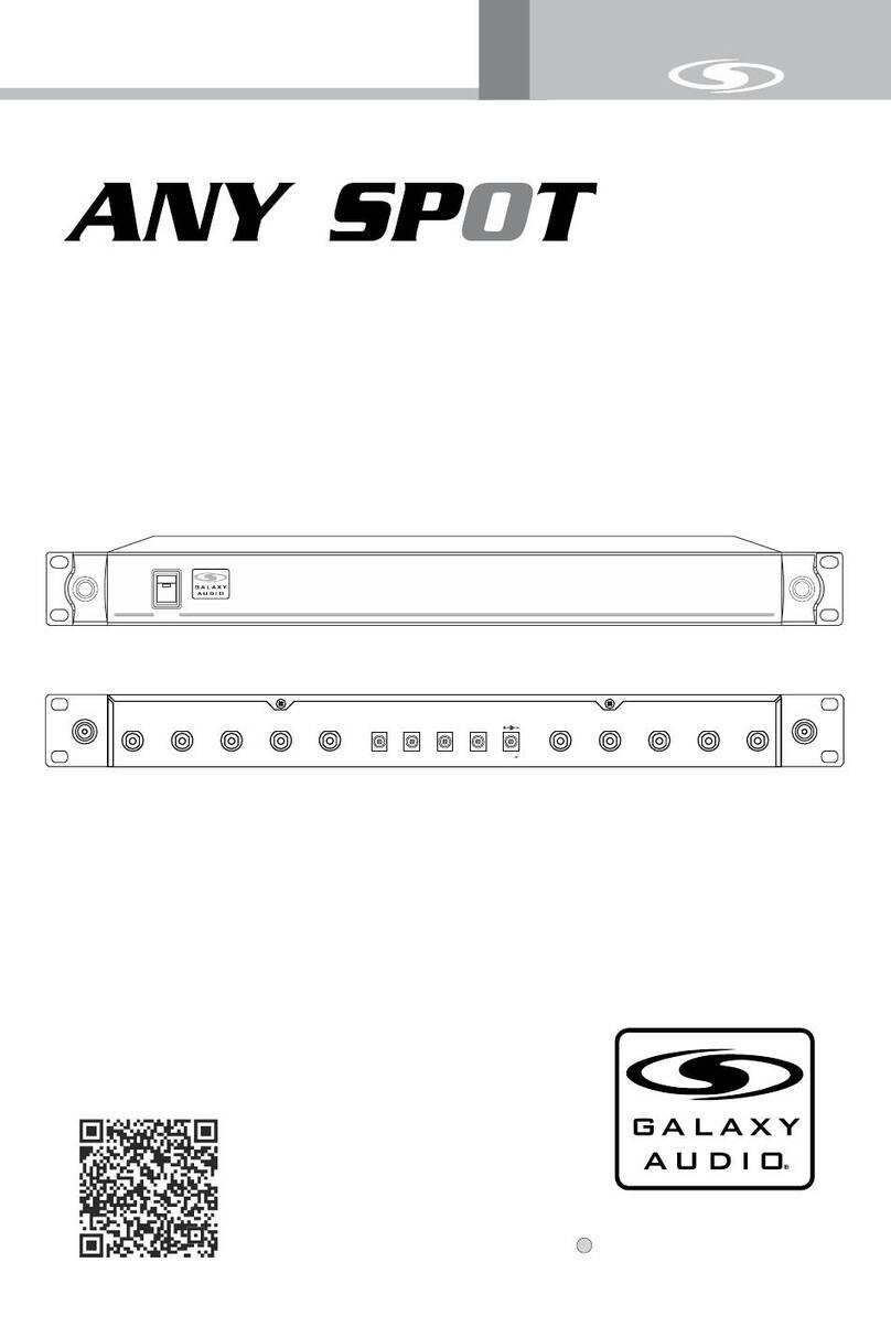 Galaxy Audio Any Spot ANT-DISTDC User manual
