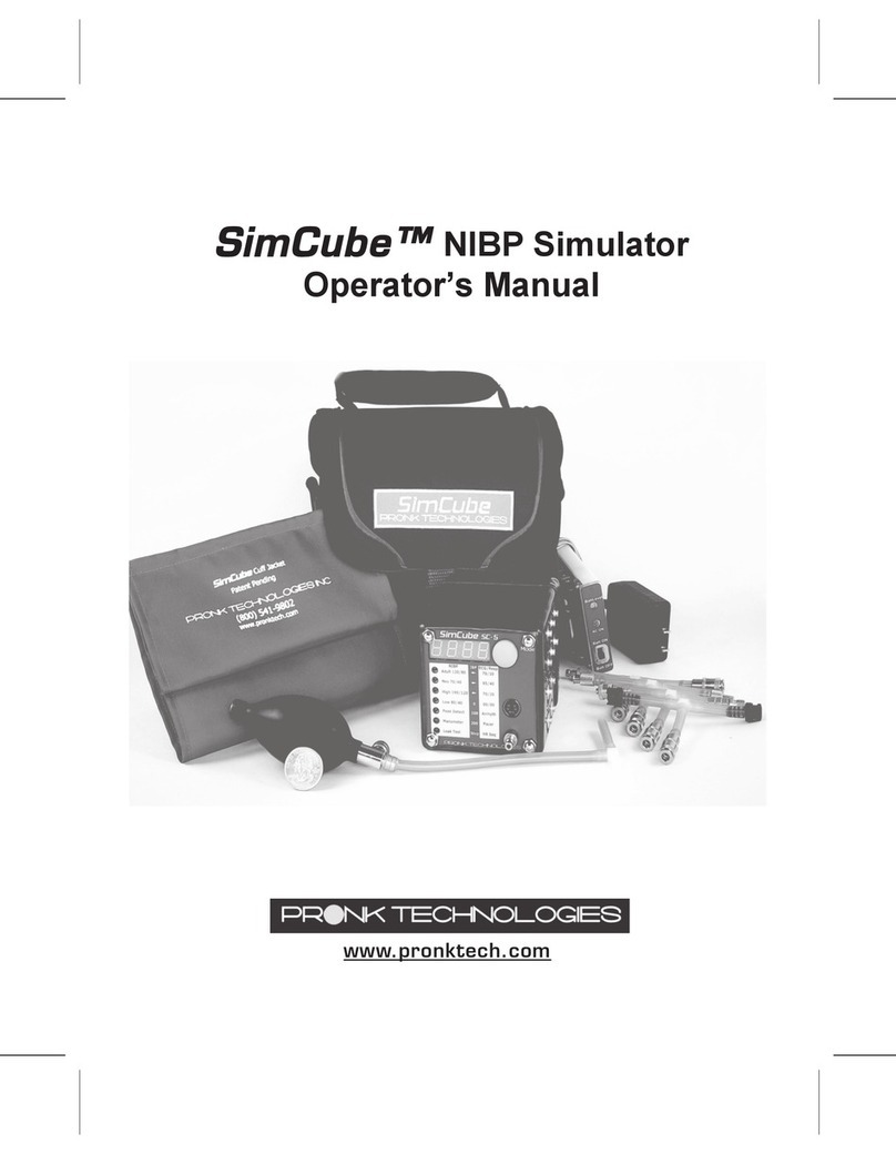 Pronk Technologies SimCube Operator's manual