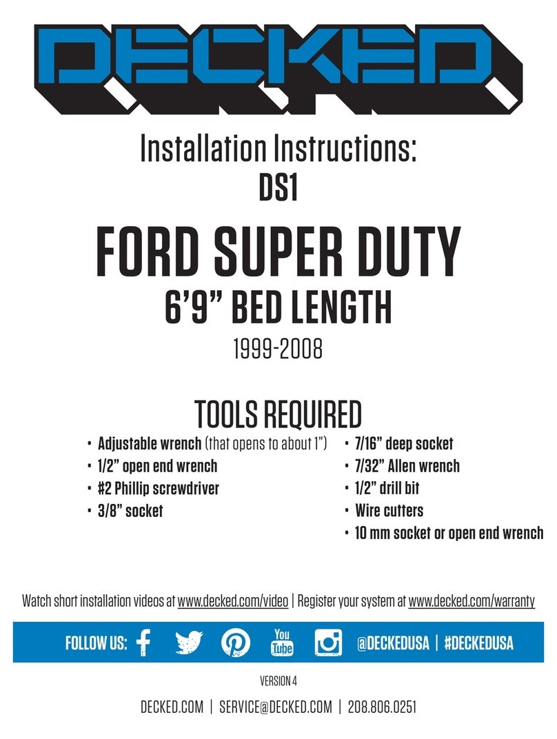 DECKED DS1 installation instructions