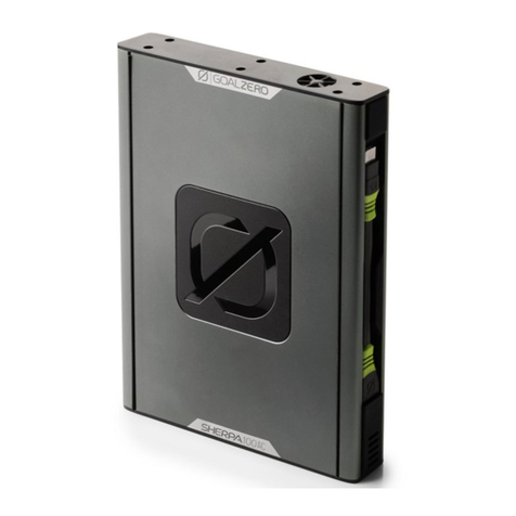 GOAL ZERO Sherpa 100AC User manual