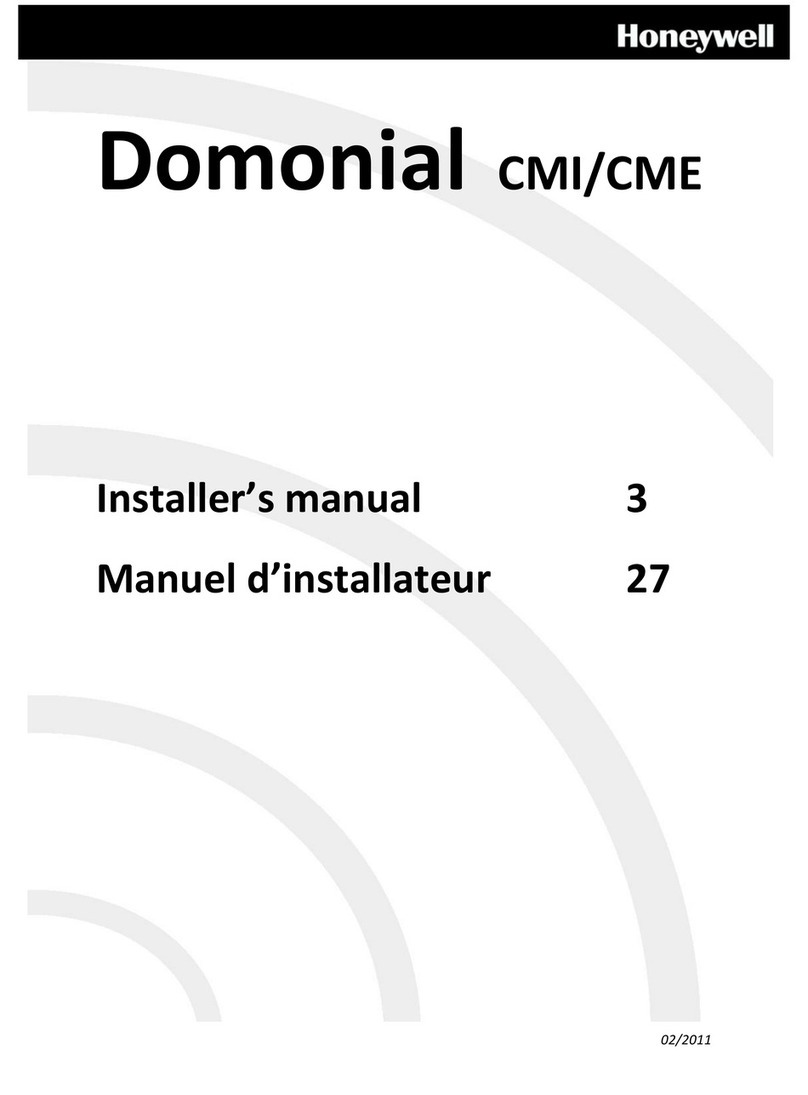 Honeywell Domonial CMI Series User guide Honeywell Domonial CMI Series User guide