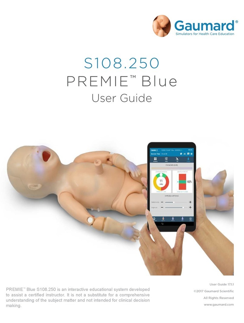 Gaumard PREMIE Blue S108.250 user guide