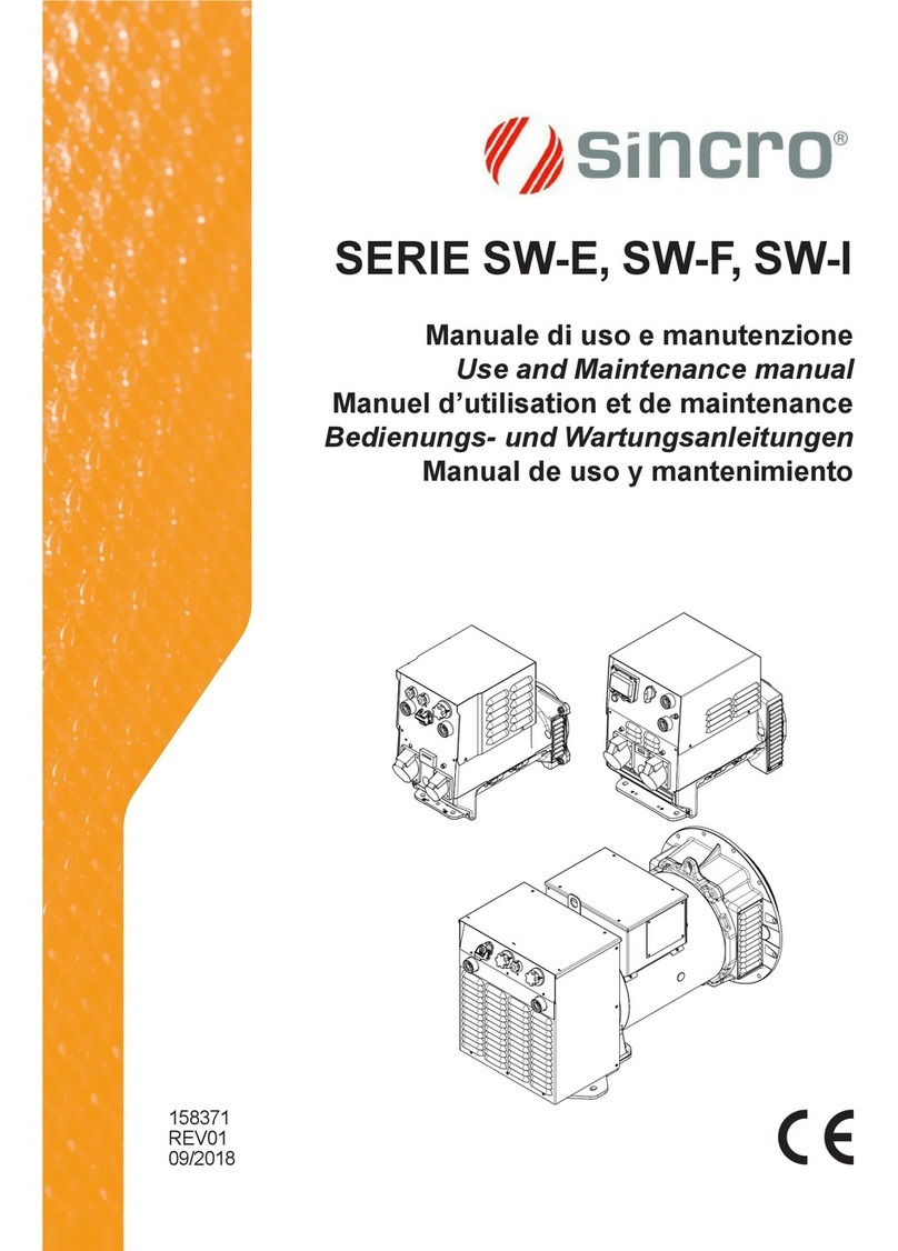 Sincro SW-E220 TDC/2 Use and maintenance manual