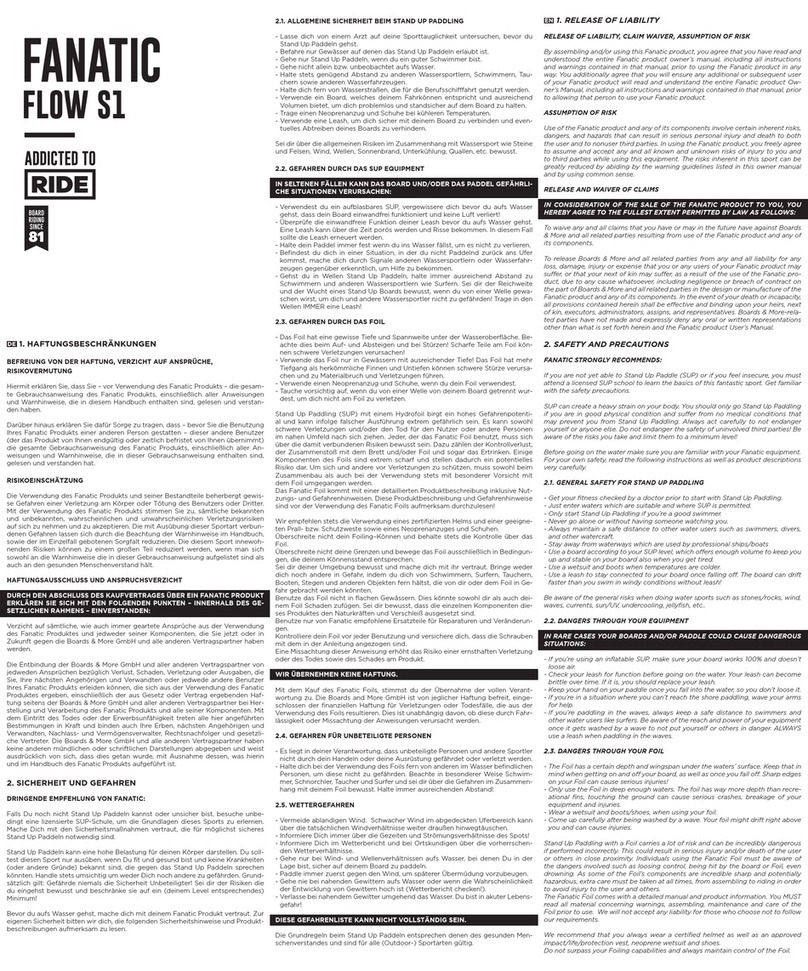 Fanatic Flow S1 manual