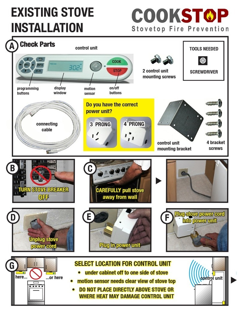 CookStop CookStop Installation guides