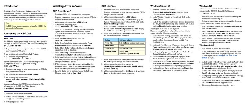 Perle I/O8+ Quick start guides