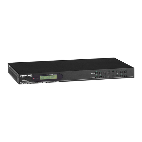 Black Box AVS-HDMI2-8X8 User manual