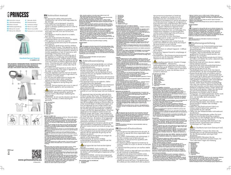 Princess 01.332846.01.001 instruction manual Princess 01.332846.01.001 instruction manual