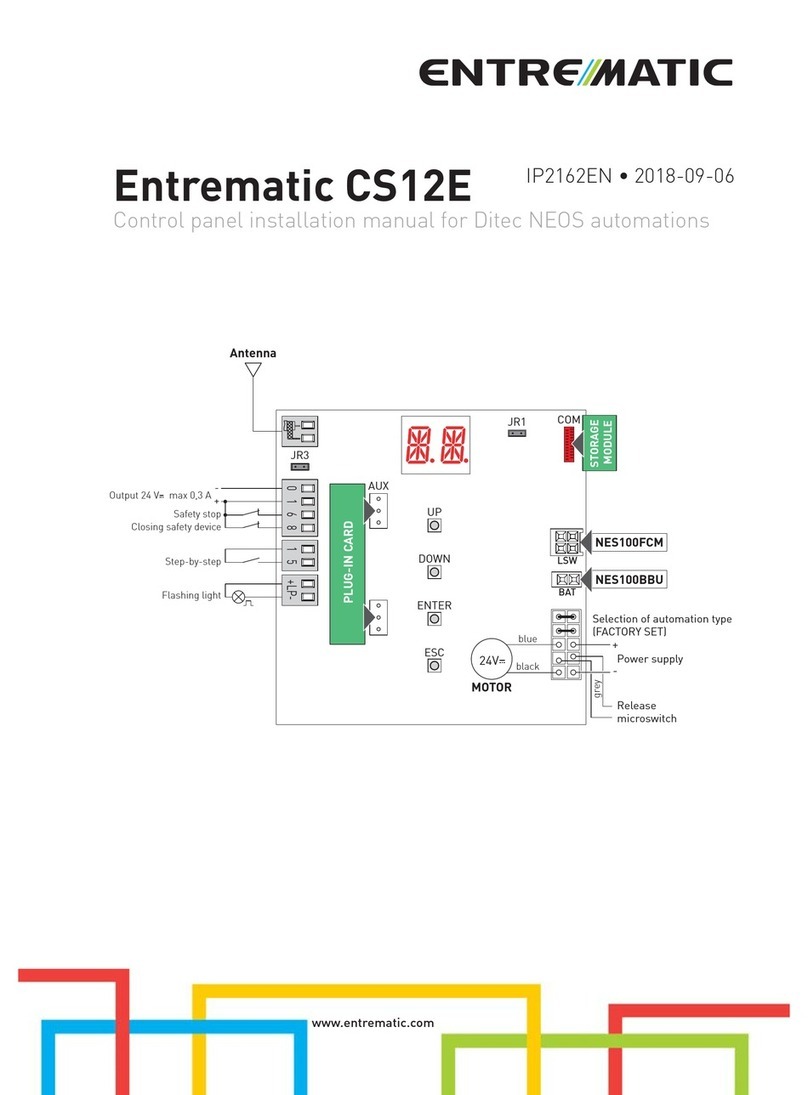 Ditec Entrematic CS12E Guide