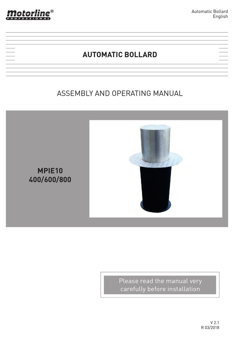 Motorline professional MPIE10 Assembly and operating manual