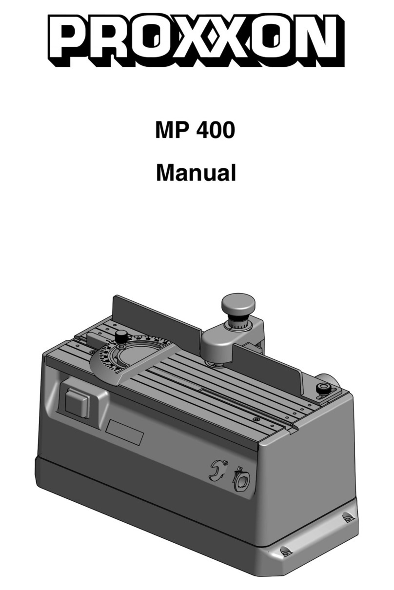 Proxxon MP 400 user manual
