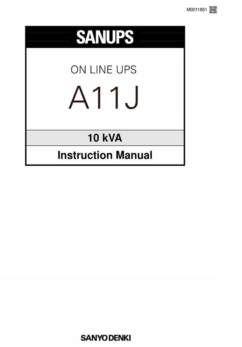 Sanyo Denki Sanups A11J instruction manual