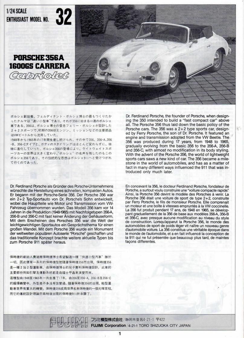 Fujimi 08032 User manual Fujimi 08032 User manual