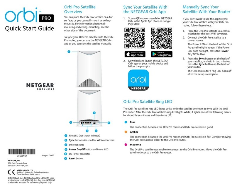 NETGEAR Orbi Pro Operating and maintenance instructions