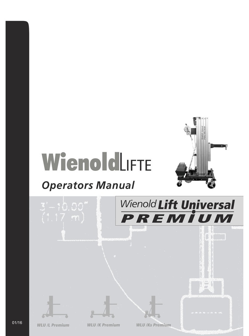 Wienold Lifte Universal Premium Owner's manual