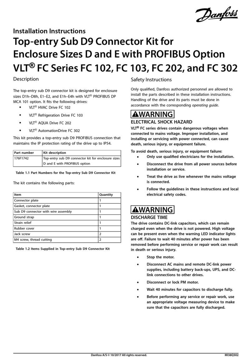 Danfoss 176F1742 installation instructions