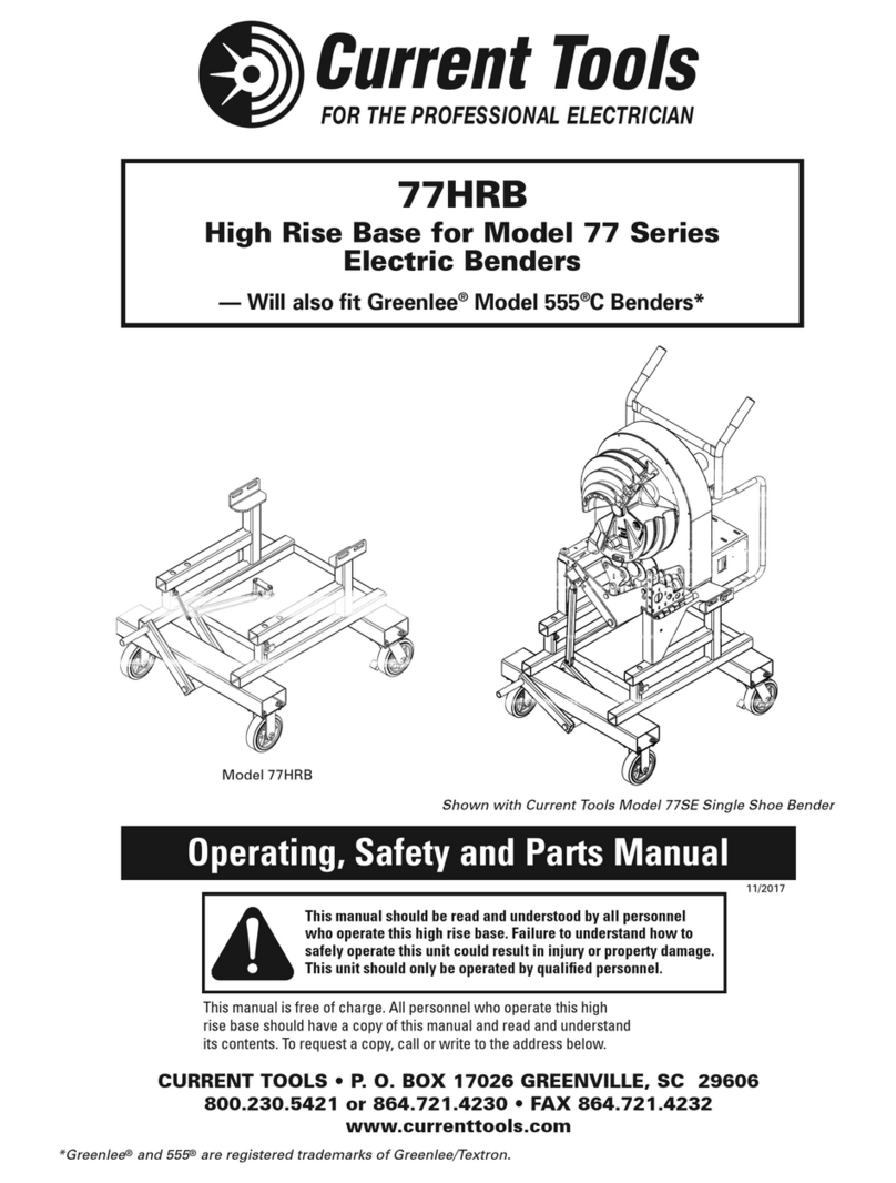 Current Tools 77HRB User manual