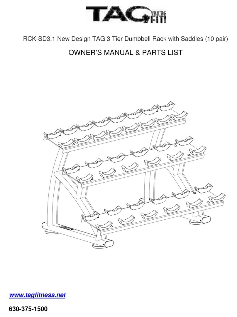 TAG RCK-SD3.1 Owner's manual & parts list