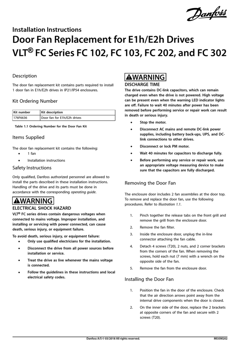 Danfoss 176F6636 User manual