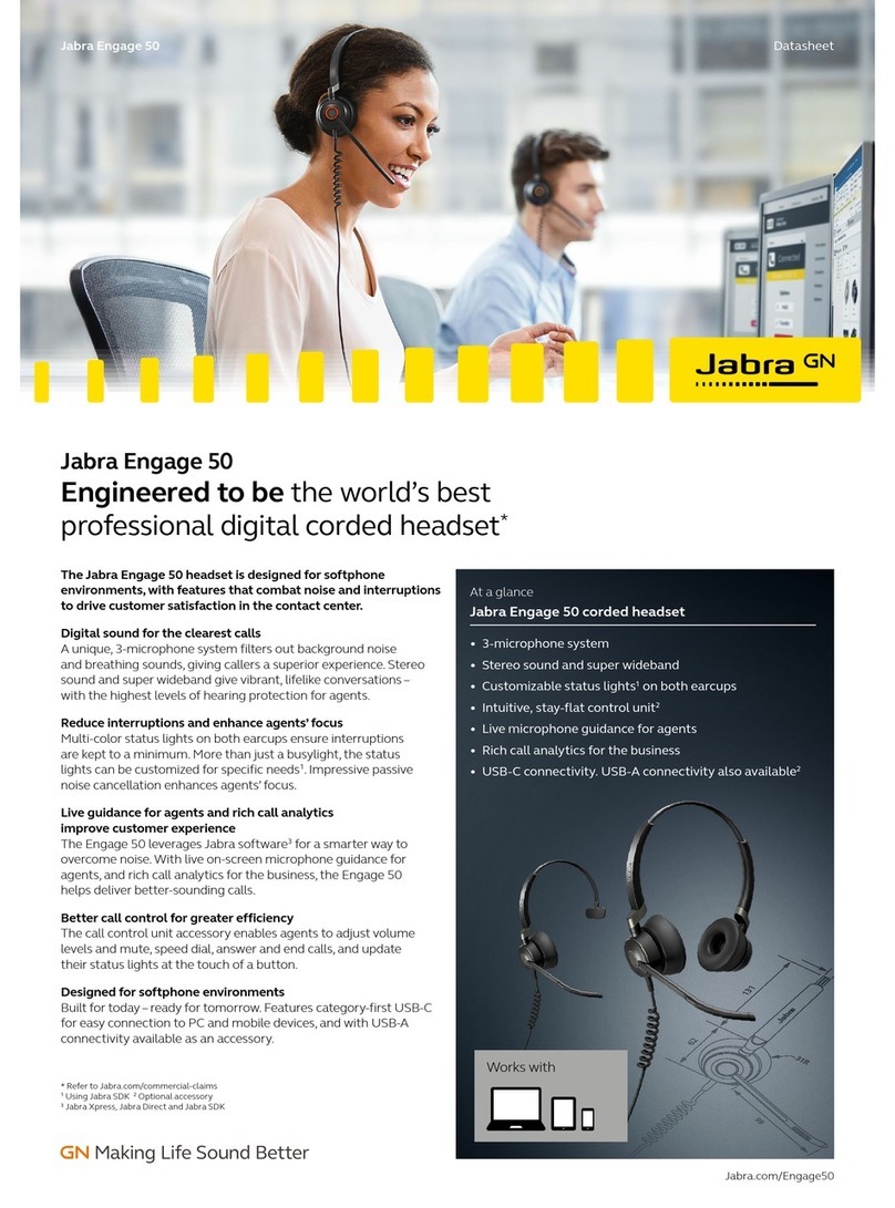 Jabra Engage 50 Stereo manual