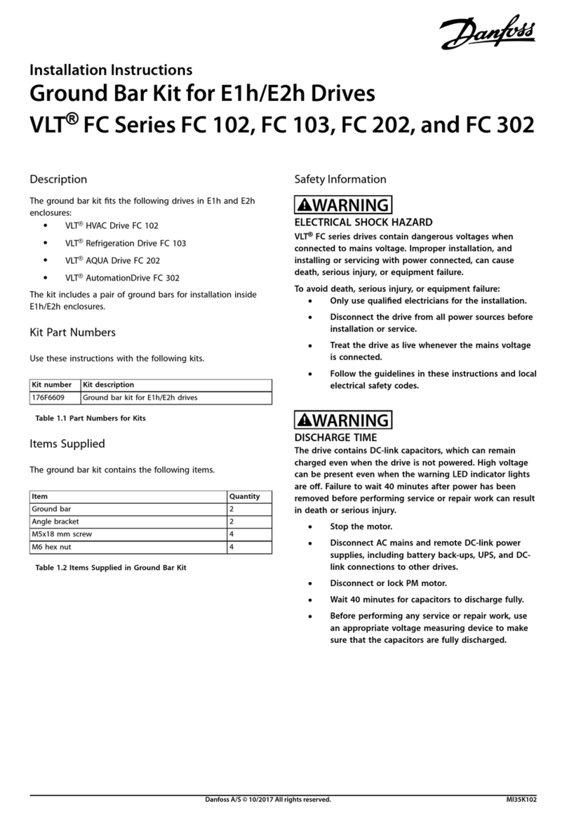 Danfoss 176F6609 User manual
