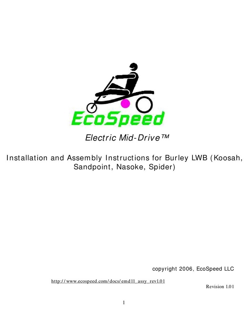 EcoSpeed Electric Mid-Drive Installation and assembly instructions