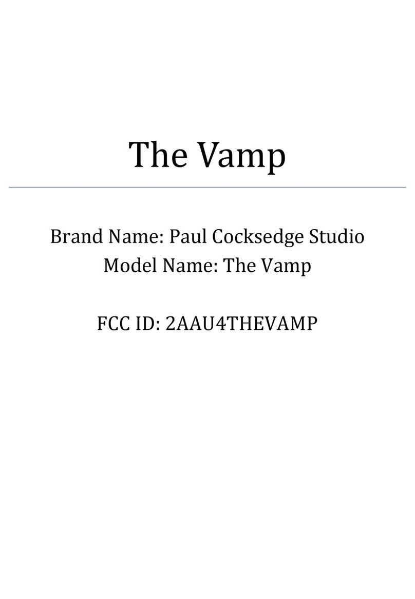 Paul Cocksedge Studio The Vamp quick guide
